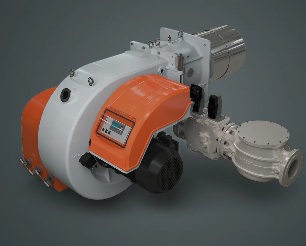 Bruciatore a gas modulante Baltur per centrali termiche